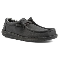HEY DUDE - Wally Canvas, für Herren, Schwarz, Größe 45