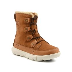 Sorel - Schnürstiefel, Explorer 2 Joan Faux Fur WP, 36, Braun