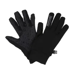 Regatta - Grippy Gloves II-4-6A, One Size, Schwarz