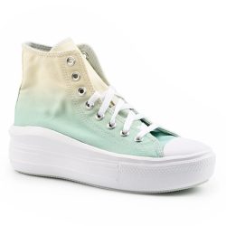 Converse - Ctas  Move Hi Canvas Platform-40, für Damen, Grün, Größe 40