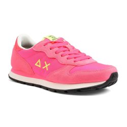 SUN 68 - Girls Ally Solid Nylon, Ally Solid Nylon Low Sneakers, 38, Rosa