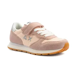 SUN 68 - Girls Ally Gold Silver, Ally Gold Silver Low Top Sneakers, 30, Rosa