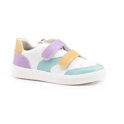 Primigi - 3919022-33, Low Top Sneakers mit Klettverschluss, 33, Weiss
