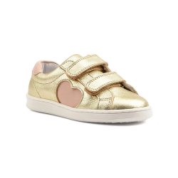 Benjie - Montreux, Montreux Low Top Sneakers mit Herz-Detail, 24, Gold