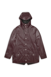 RAINS - Jacket W3, für Herren, Bordeaux, Größe S