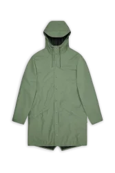 RAINS - 12020 Long Jacket, für Herren, Jade, Größe XL