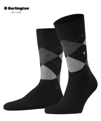 Burlington - Wadenlange Socken, für Herren, Black, Größe 40-46