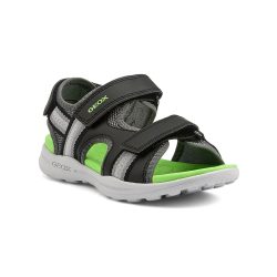 Geox - Vaniett, Vaniett Flache Sandalen, 26, Schwarz