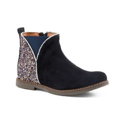 Gbb - Lanette-32, Lanette-35 Glitter Chelsea Boots, 32, Aquamarine