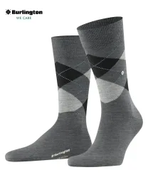 Burlington - Wadenlange Socken, für Herren, Grau, Größe 40-46