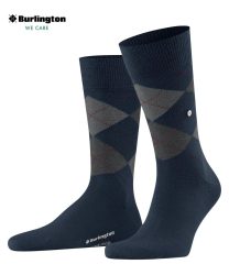 Burlington - Wadenlange Socken, für Herren, Marine Größe 40-46