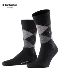 Burlington - Wadenlange Socken, für Herren, Black, Größe 40-46