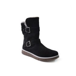 Superfit - Stiefel, Schnallendetail Winterstiefel, 33, Schwarz