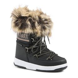 MOON BOOT - Boot Jr. girl Monaco low WP-28, 28, Schwarz