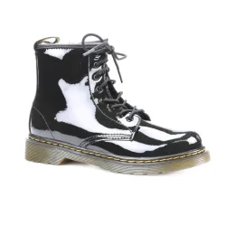 Dr.Martens - 1460 J-28, 1460 J-34 Lackleder Stiefel, 28, Schwarz