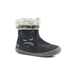 Primigi - 8432400-26, Mädchen Stiefeletten mit Kunstfellbesatz, 26, Aquamarine