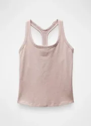 Prana - Heavana Racerback Tank, L, Taupe