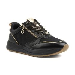 Tamaris Keilsneaker, Freizeitschuh, Halbschuh, Schnürschuh, trendige Metallic-Details