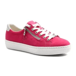Rieker - Nabukino, für Damen, Fuchsia, Größe 36