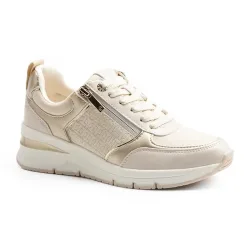 Tamaris Keilsneaker, Freizeitschuh, Halbschuh, Schnürschuh mit Aussenreissverschluss