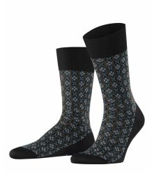 Falke - Silk Chain-45-46, für Herren, Schwarz, Größe 45-46