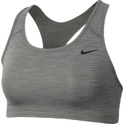 Nike Swoosh Sport-BH Damen - Dunkelgrau, Schwarz