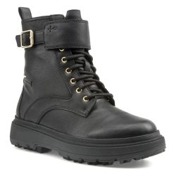 Geox - schnürstiefeletten damen lamidie+grip abx, für Damen, Schwarz, Größe 38