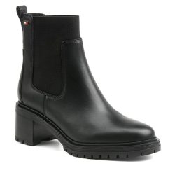 Tommy hilfiger FLAG MID HEEL LEATHER CHELSEA-36 36