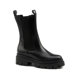 Tamaris Chelseaboots Blockabsatz, Schlupfboot, Chelseaboot für Damen
