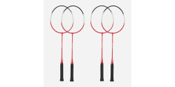 Pro touch Speed 100-4 Player Badmintonset-0 Einmalige Grösse
