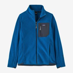 Patagonia - K's R1 Air Fullzip, R1 Air Full Zip Fleecejacke, L, Königsblau