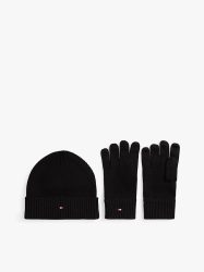 Tommy Hilfiger - Set: Mütze und Handschuhe, für Herren, Black, Größe Onesize