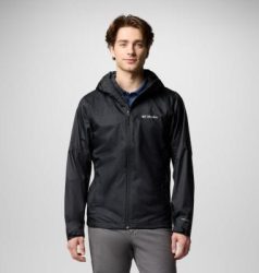 Columbia - Trekkingjacke mit Kapuze, für Herren, Schwarz, Größe S