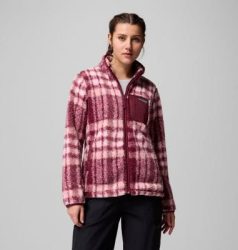 Columbia - Fleecejacke, für Damen, Bordeaux, Größe M