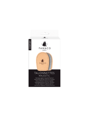 FAMACO - Talonettes cuir Majestic, Braun