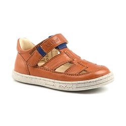 Kickers - Tractus-19, Tractus-19 Lauflern-Sandalen aus Leder, 19, Cognac