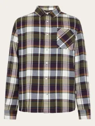 Knowledge cotton apparel Checked Flannel Shirt-M M