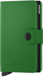 Secrid - Miniwallet Matte, für Damen, Grün, Größe Onesize