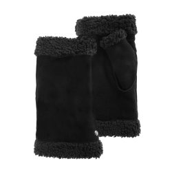 Isotoner - 68643 Mitaines Cuir, für Damen, Schwarz, Größe 7