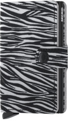 Secrid MINIWALLET ZEBRA LIGHT GREY-0 Einmalige Grösse