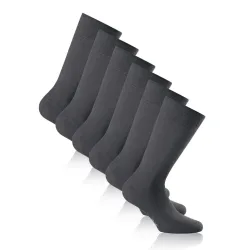 Rohner basic Cotton ll Anthracite 43 - 46 3er Pack