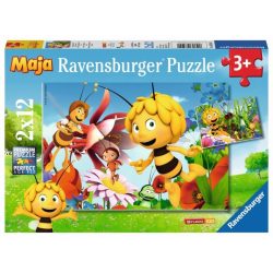 Ravensburger Biene Maja auf der Blumenwiese Puzzle 2x12 teilig 07594