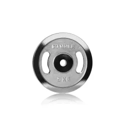 HAMMER Hanteln und Gewichte Hantelscheibe 30 mm 5 kg chrom