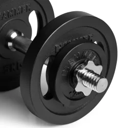 HAMMER Hanteln und Gewichte Kurzhantel-Set 30 mm 15 kg
