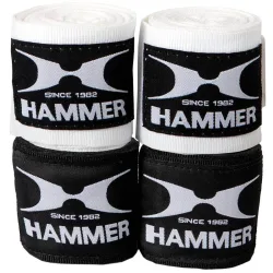 HAMMER BOXING Trainingszubehör Boxbandagen, elastisch 2.5m - weiß