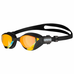 Arena Cobra Tri Swipe Mirror Schwimmbrille schwarz, Harte GläserVerspiegelte Gläser