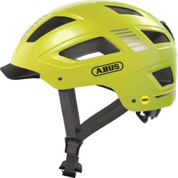 Einzelstück ABUS Velohelm Hyban 2.0 MIPS - Signal Yellow