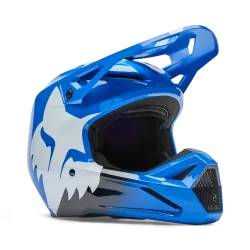 Fox Racing Yth V1 Shield Helm BLAU