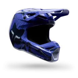Fox Racing Yth V1 Diffuse SE Helm BLAU