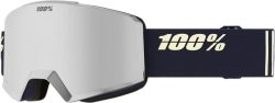 100% Norg Hiper Goggle Steel - Mirror Silver Lens